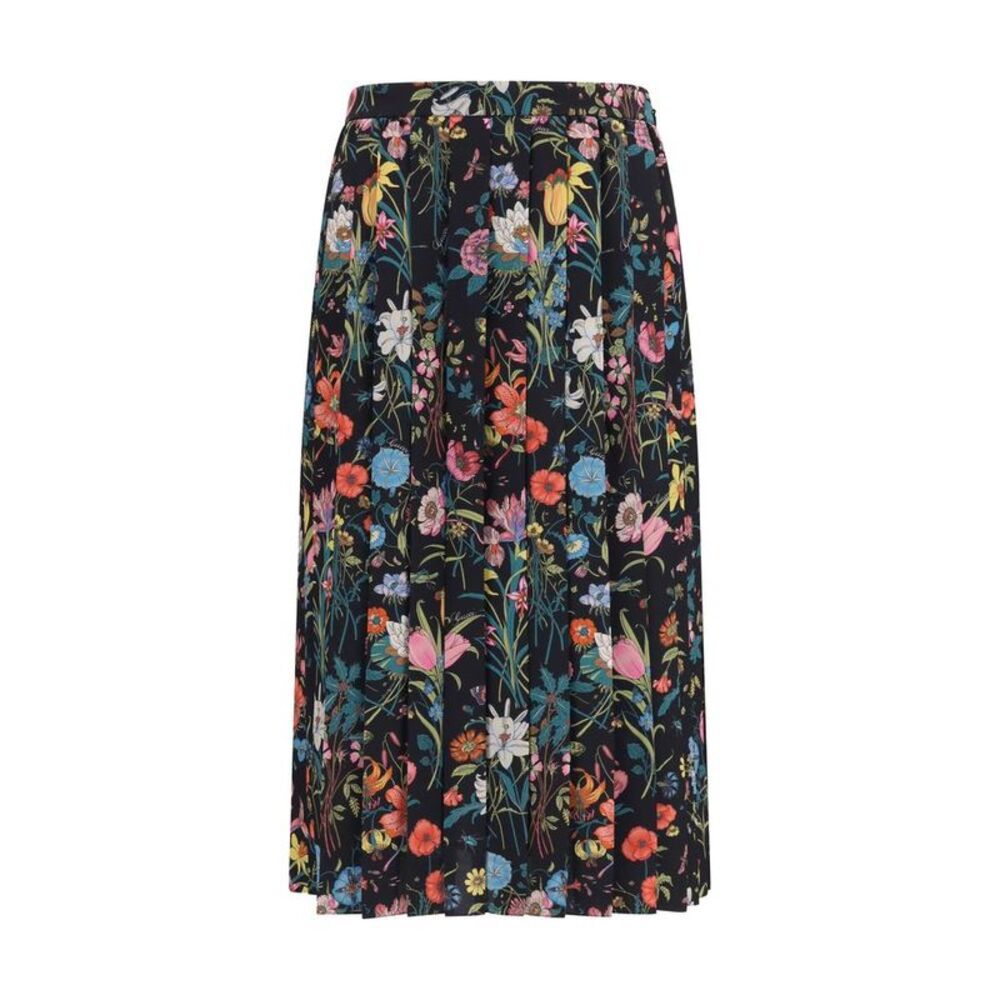 Gucci Multicolor Silk Midi Women's Skirt